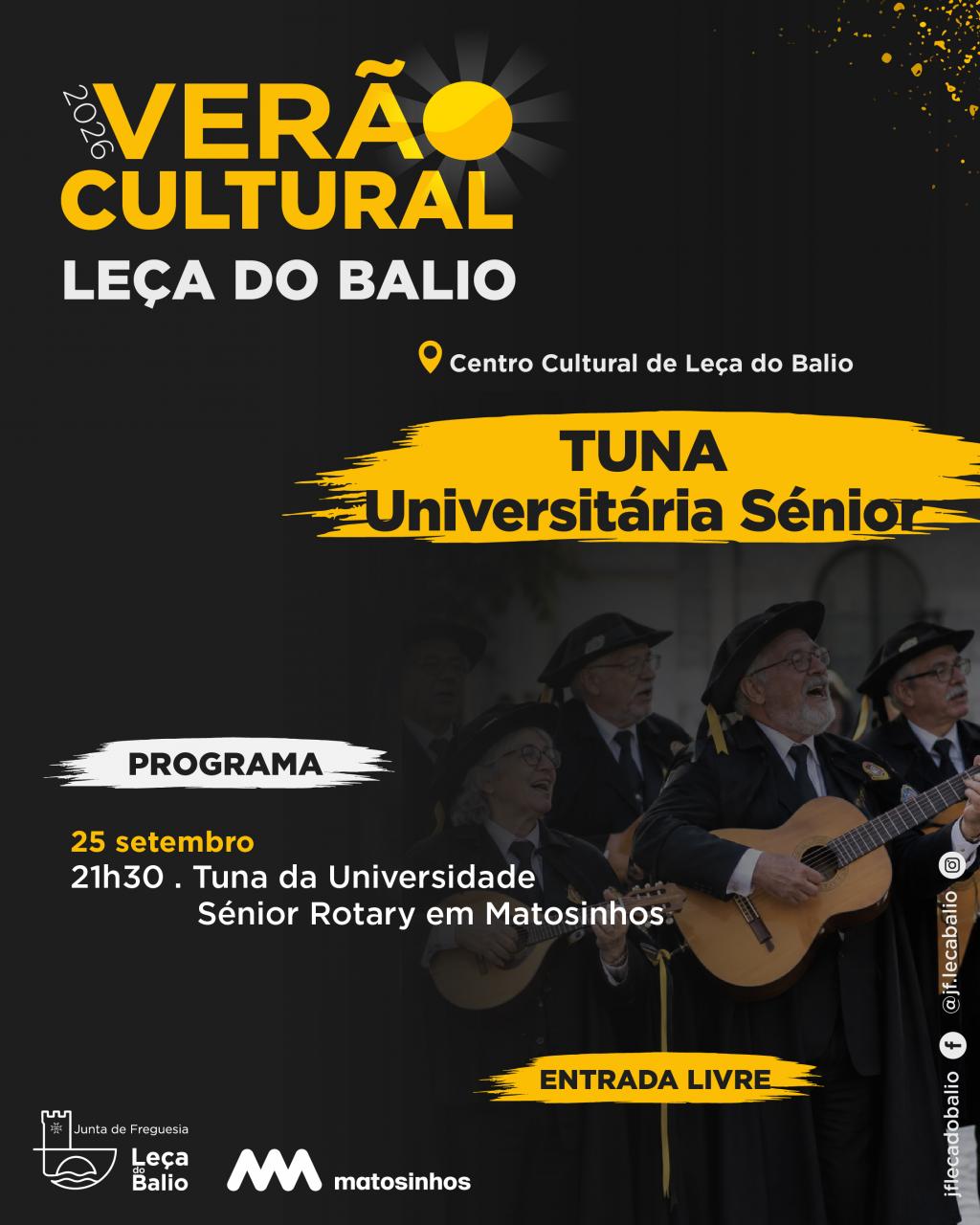 Ver&atilde;o Cultural - Tuna Universit&aacute;ria S&eacute;nior