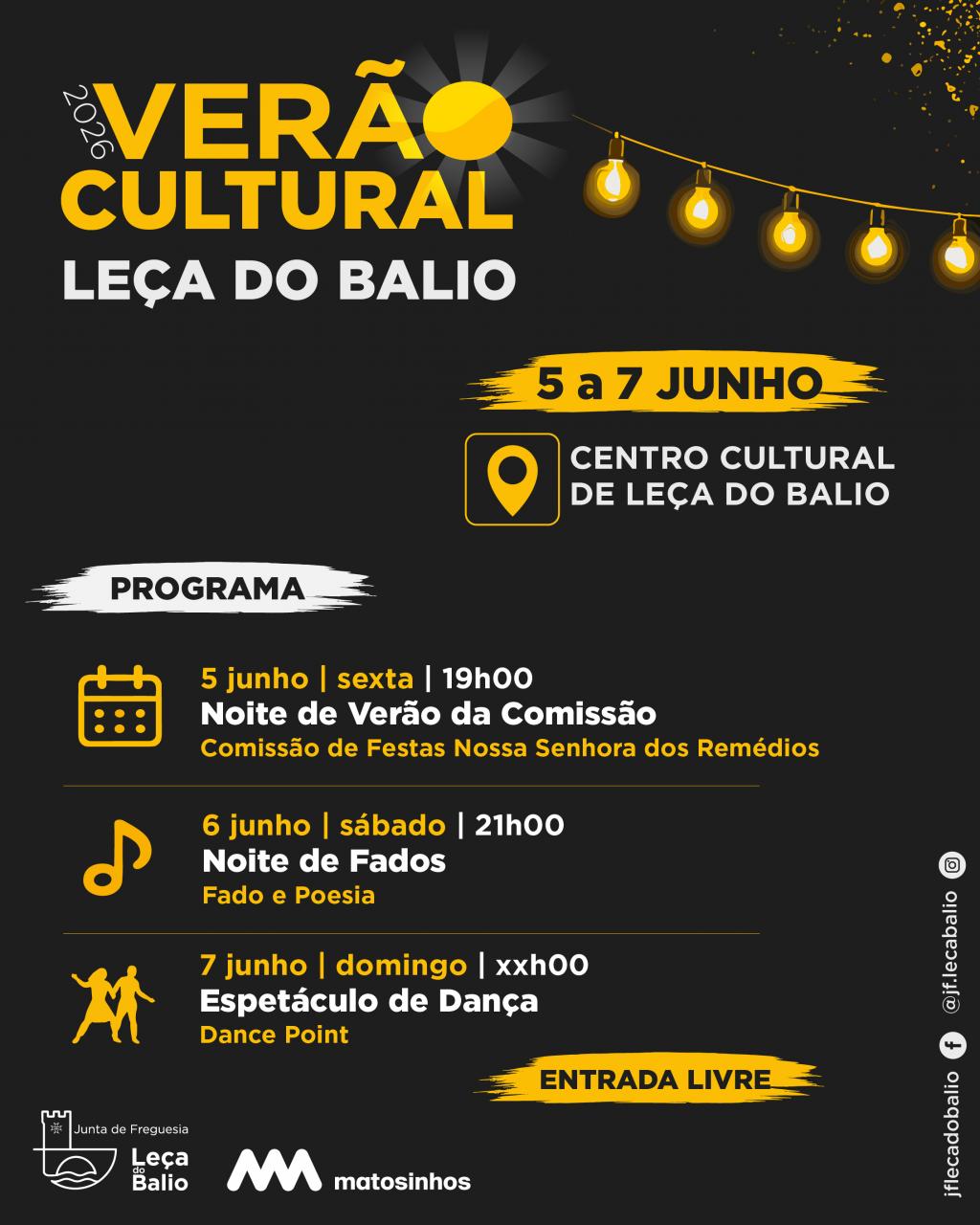 Ver&atilde;o Cultural 2026