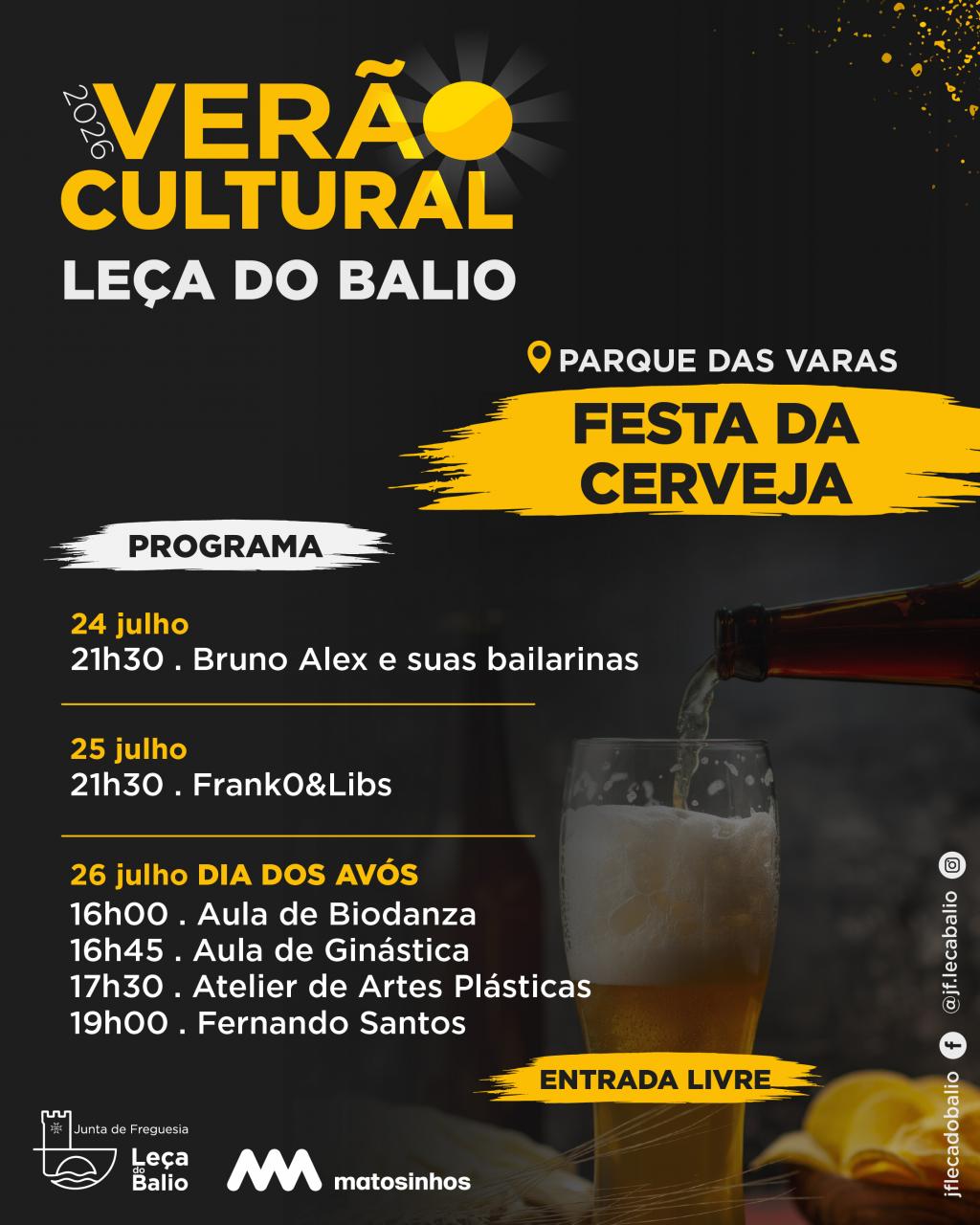 Ver&atilde;o Cultural - Festa da Cerveja