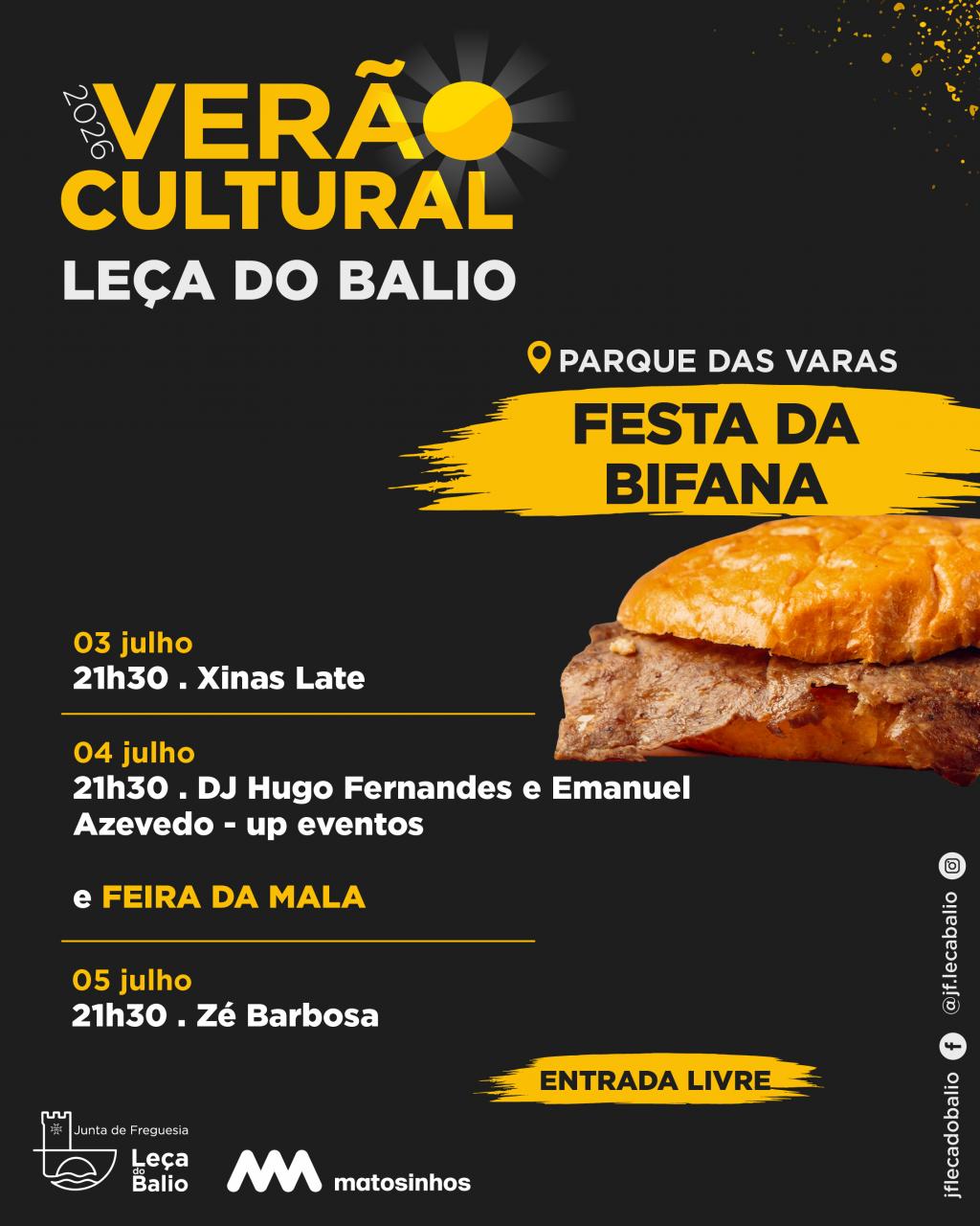 Ver&atilde;o Cultural - Festa da Bifana